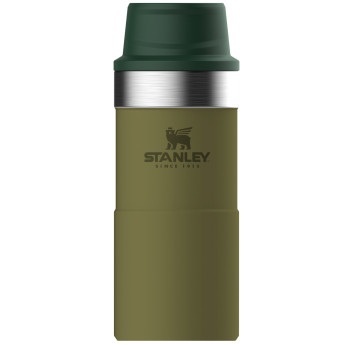 Термокружка Stanley Classic One Hand 2.0, 0,35 л, оливковая, 10-06440-018